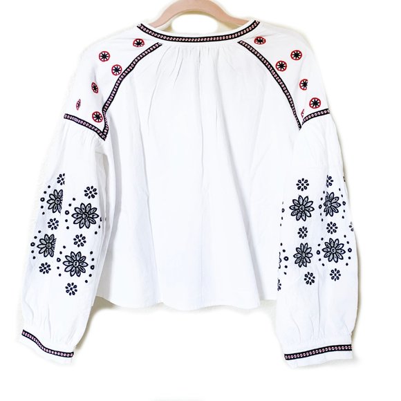 SOLD Anthropologie RD & Koko Embroidered Top Sz M - Picture 5 of 6